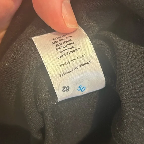 NWT New Talbots Black Scallop V-Neck Sheath Dress Sleeveless 14 Petite - Picture 7 of 11